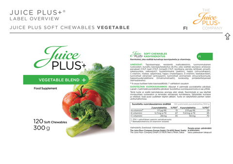 Fruit & Vegetable Blend Chewables (Healthy Starts 4-12)